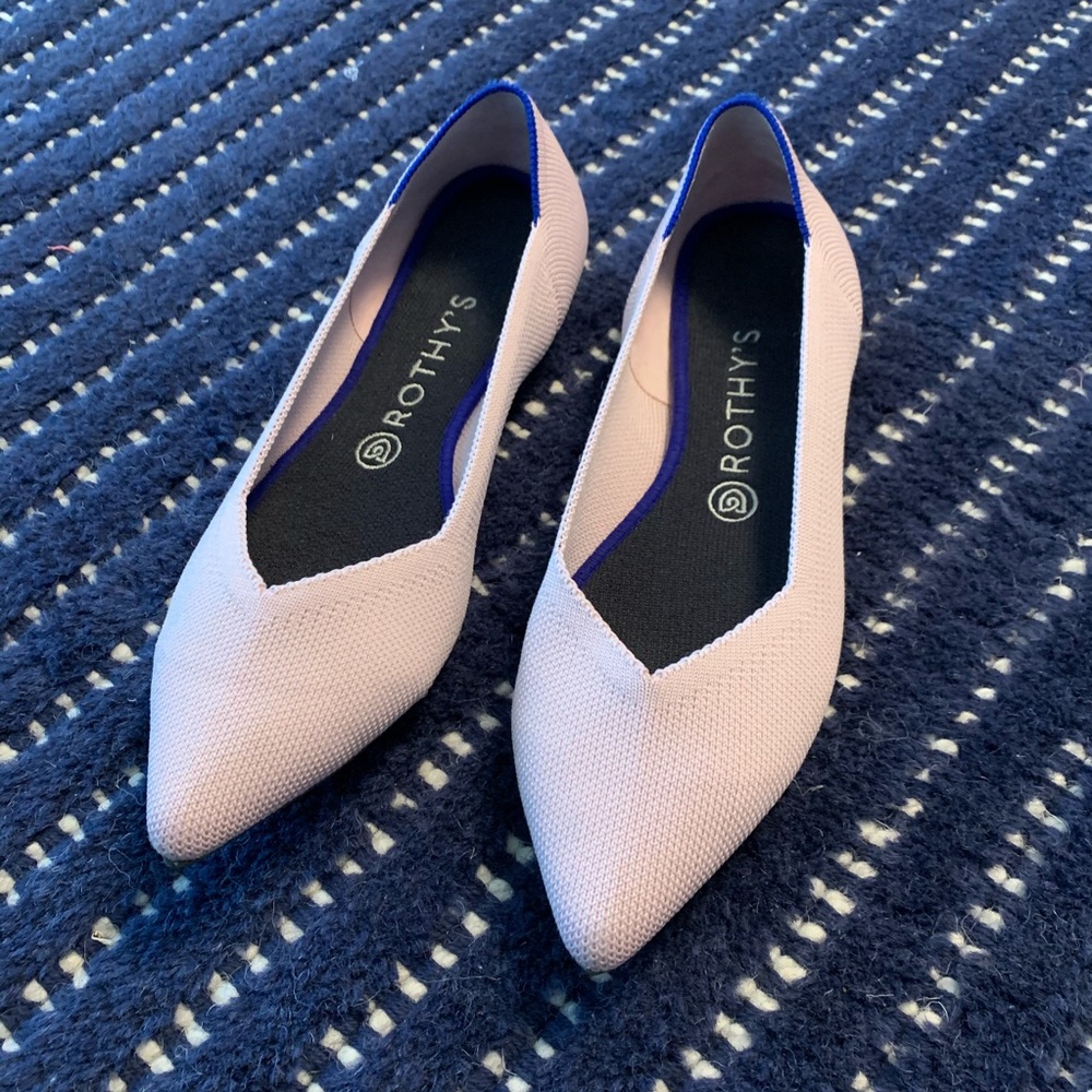 Petal Pink The Point Rothy’s, Sz. 9.5